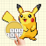 Color by Number - Pokemon Pixel Art Free 2019 icon