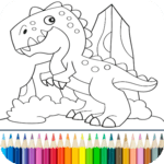 Dino Coloring Game icon