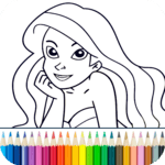 Girls games: Painting and coloring icon