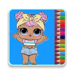 Creative Coloring Pages Lol Surprise Dolls for pc icon Creative Coloring Pages Lol Surprise Dolls for pc icon
