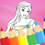 Princess Coloring Pages Book icon