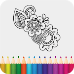 Draw Henna Tattoo - Coloring Book icon