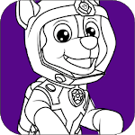 Paw Coloring Book Games icon