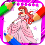 Princess coloring book - Coloring Book 2018 icon