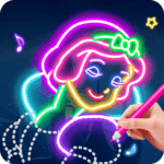 Learn To Draw Glow Princess for pc icon