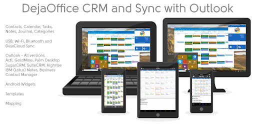 DejaOffice CRM with PC Sync pc screenshot DejaOffice CRM with PC Sync pc screenshot