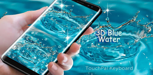 3D Blue Water Keyboard Theme pc screenshot 3D Blue Water Keyboard Theme pc screenshot