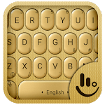 3D Gold Keyboard Theme icon
