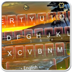 Live 3D Golden Beach Keyboard Theme for pc icon