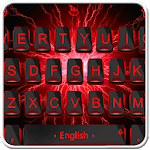 Black Red Thunder Keyboard Theme icon