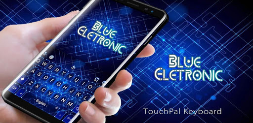 Blue Electronic Keyboard Theme pc screenshot Blue Electronic Keyboard Theme pc screenshot