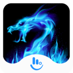 Blue Flame Dragon Keyboard icon