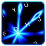 Live 3D Animated Blue Light Keyboard Theme for pc icon