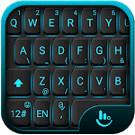 Blue Light Black Keyboard Theme icon
