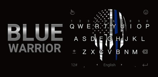 Blue Warriors Keyboard Theme pc screenshot