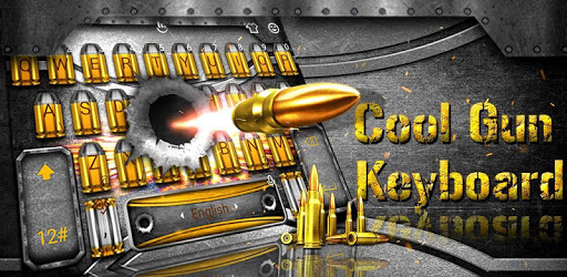 Metal Cool Gun Keyboard Theme pc screenshot Metal Cool Gun Keyboard Theme pc screenshot