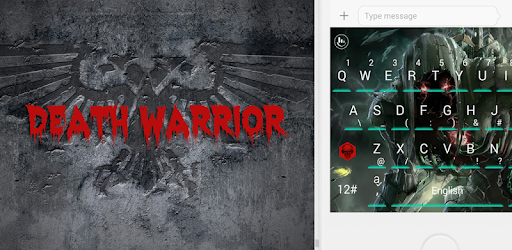 Death Warrior Keyboard Theme pc screenshot