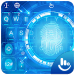 Fingerprint Style Tech Keyboard Theme icon