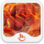 Fire Rose Keyboard Theme icon