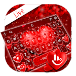 Live Floating Love Heart Valentine Keyboard Theme icon