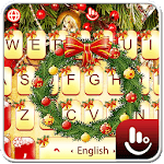 Golden Christmas Keyboard Theme icon
