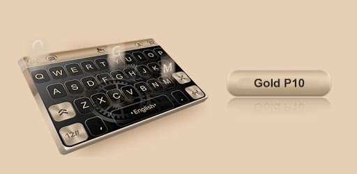 Keyboard Theme for Gold color pc screenshot