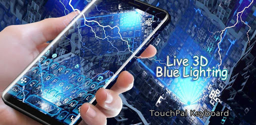 Live 3D Blue Lightning Tech Keyboard Theme for PC - How to Install on ...