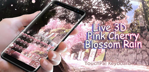 Live 3D Pink Cherry Blossom Rain Keyboard Theme pc screenshot Live 3D Pink Cherry Blossom Rain Keyboard Theme pc screenshot