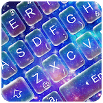 Live Galaxy Neon Keyboard Theme icon