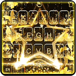 Live Golden Star Keyboard Theme icon