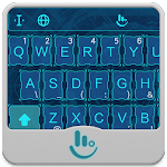 Magic Blue FREE Keyboard Theme icon