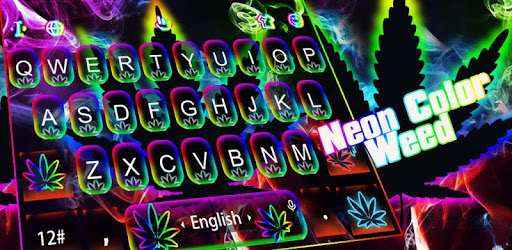 Neon Color Weed Keyboard Theme pc screenshot Neon Color Weed Keyboard Theme pc screenshot