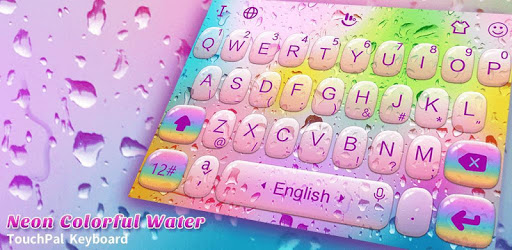 Neon Colorful Water Keyboard Theme pc screenshot Neon Colorful Water Keyboard Theme pc screenshot