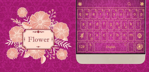 Noble Flower Keyboard Theme pc screenshot Noble Flower Keyboard Theme pc screenshot