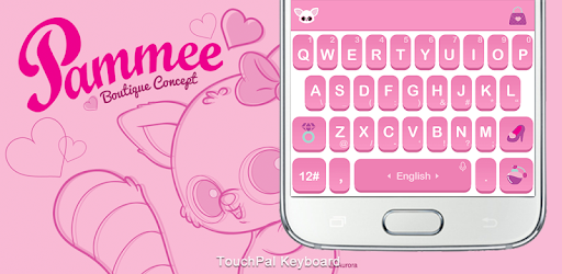 Pammee Pink Keyboard Theme pc screenshot Pammee Pink Keyboard Theme pc screenshot
