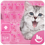Lovely Pink Cute Kitty Cat Keyboard Theme for pc icon Lovely Pink Cute Kitty Cat Keyboard Theme for pc icon