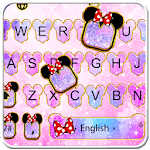 Pink Galaxy Minny Keyboard Theme for pc icon