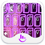 Purple Feather Keyboard Theme icon