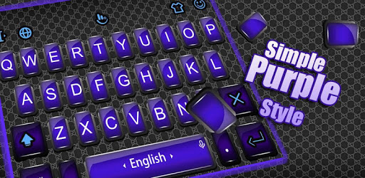 Simple Purple Style Keyboard Theme pc screenshot Simple Purple Style Keyboard Theme pc screenshot