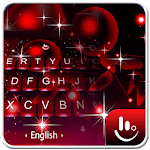 Live 3D Sparkling Red Star Keyboard Theme for pc icon