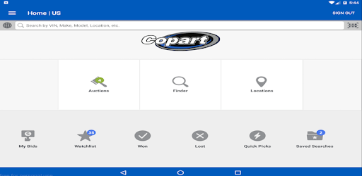 Copart – Salvage Car Auctions pc screenshot