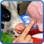 Cow milking for pc icon Cow milking for pc icon
