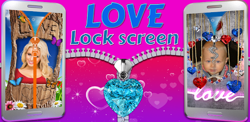 Love lock screen. Zipper. pc screenshot