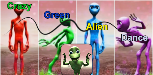 Green alien dance-crazy pc screenshot