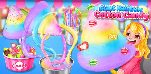 Carnival Fair Food - Sweet Rainbow Cotton Candy pc screenshot