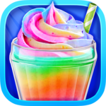 Unicorn Food - Sweet Rainbow Ice Cream Milkshake icon