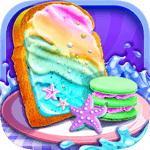 Mermaid Unicorn Cupcake Bakery Shop Cooking Game icon