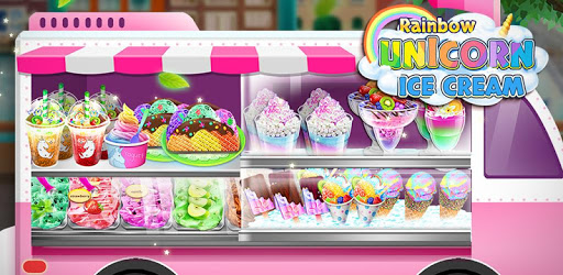 Rainbow Unicorn Ice Cream Food Maker Cooking Games pc screenshot Rainbow Unicorn Ice Cream Food Maker Cooking Games pc screenshot