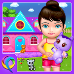 My Baby Doll House - Tea Party & Cleaning Game icon