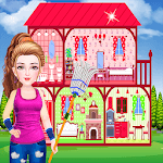 Doll House Cleaning Game for girls icon